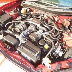 【お支払コミコミ総額】ZN6　トヨタ86　MFゴースト仕様　人気赤６MT　BRITエアロGTウイングの画像