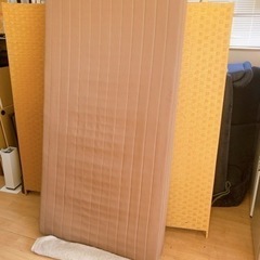 【引取】¥0 脚付マットレスベッド シングルベッド ボンネルコイル 