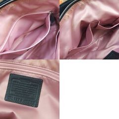 本物 COACH ハンドバッグ 18966 シグネチャー 肩掛け ブラック キャンバス コーチ 札幌市 屯田店の画像