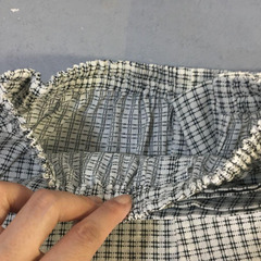 【未使用品】甚平上質 井柄 白　かわいい♪の画像