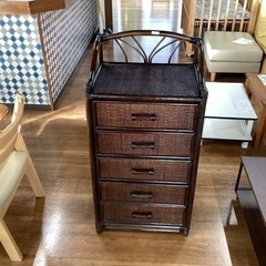 ラタンチェスト【町田市再生家具】　232628の画像