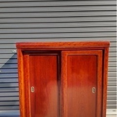 【桐素材】府中家具の靴箱　婚礼家具の画像