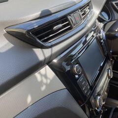 新品　日産エクストレイル　T32系　カーボン調　センターエアコン...