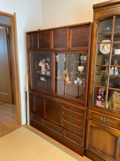 飾り棚　食器棚　岩谷堂風