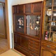飾り棚　食器棚　岩谷堂風