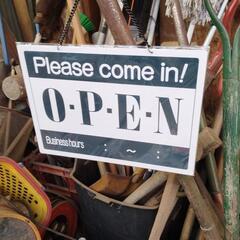 オープン・クローズ看板