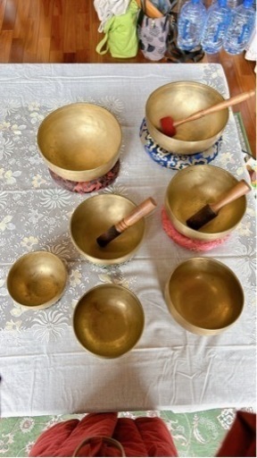 【値下げしました！20000→10000yen】7つチャクラシンギングボウル