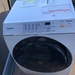 福岡市内配送設置無料　パナソニック 【左開き】9．0kgドラム式洗濯乾燥機 クリスタルホワイト NA-VX3600L-W