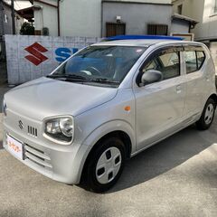 高槻、茨木地域の方へ任意保険もセットならお得に買えます月々5000円～：平成28年式　スズキ　アルト Lレーダーブレーキ　4.2万㎞　令和7年2月車検付きの画像