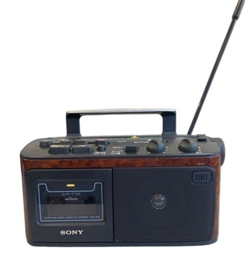 SONY ラジカセ CFM-A50 ACケーブル付 内部開放点検清掃 動作確認　 ラジカセ SONY ラジオカセットレコーダー