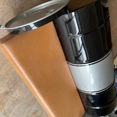 ドラム缶ソファーベンチの画像