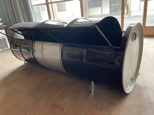 ドラム缶ソファーベンチ