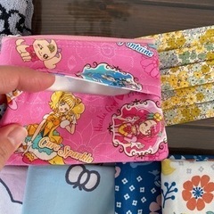 お弁当袋、タオルハンカチ、布マスクあげますの画像