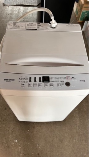 決まりました！20年製！ハイセンス洗濯機5.5kg