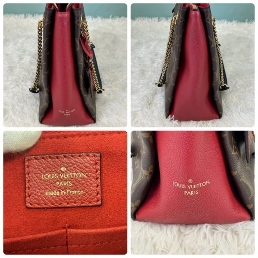 ★極美品★ ルイヴィトン モノグラム スレンヌ MM トートバッグ レッド チェーン LOUIS VUITTON M43773