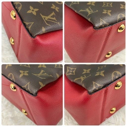 ★極美品★ ルイヴィトン モノグラム スレンヌ MM トートバッグ レッド チェーン LOUIS VUITTON M43773
