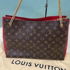 ★極美品★ ルイヴィトン モノグラム スレンヌ MM トートバッグ レッド チェーン LOUIS VUITTON M43773の画像