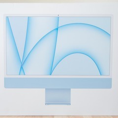 美品 iMac M1 7コアGPU 256GB ブルー MJV93J/A 元箱 付属品完備