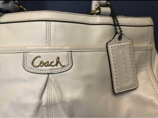 COACH  白いバッグ