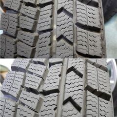 軽自動車用　アルミ付スタッドレス　①　の画像