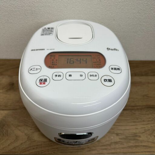 IRIS OHYAMA アイリスオーヤマ ジャー炊飯器 RC-MD30-W 2021年製 ホワイト 0.54L 3合用