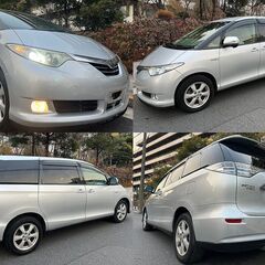 ☆車検付エスティマHVハイブリッド「G」10.3万km台 修復歴無 地デジTVスーパーライブ E-4WD☆東京/大田区【下取OK】の画像