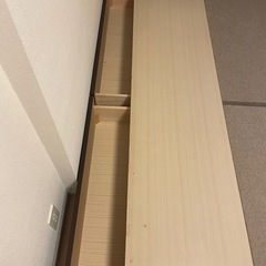 ワイドダブル　ベッドフレームの画像