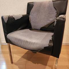 ダイニングチェア イス 黒 ダメージ有