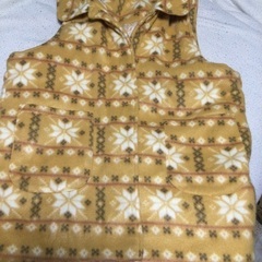 フリースベスト　裏地付き　レディース