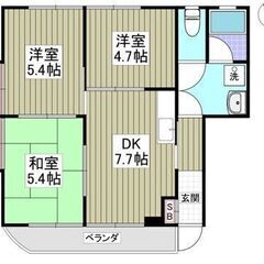 💚💚駐車場１台税別5,000円（先着順）！💚3DK / 52.5...