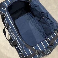 【お取引完了】【中古美品✨️】🉐1200円‼️更にお値下げ⟡.·コールマン3ウェイボストンバッグ50L / TRAVEL /ネイビーボーダーの画像