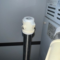 【無料】【ジャンク扱い(割れ)】ニトリ大型ステンレス室内物干しの画像