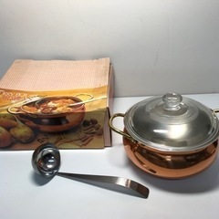 K2401-676 丸山技研 純銅製 アラビアン カレーポットセ...