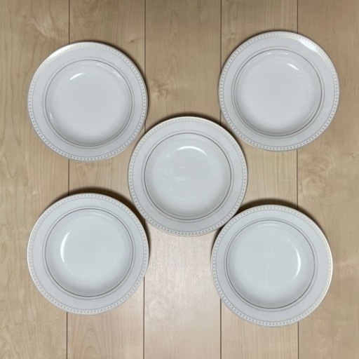 廃盤】noritake ノリタケ アイボリーチャイナ スープ皿5枚セット (nm