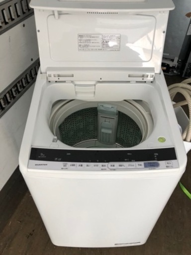 北九州市内配送無料　保証付き　2018年式　HITACHI 全自動電気洗濯機 9kg BW-V90CE6