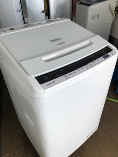 北九州市内配送無料　保証付き　2018年式　HITACHI 全自動電気洗濯機 9kg BW-V90CE6