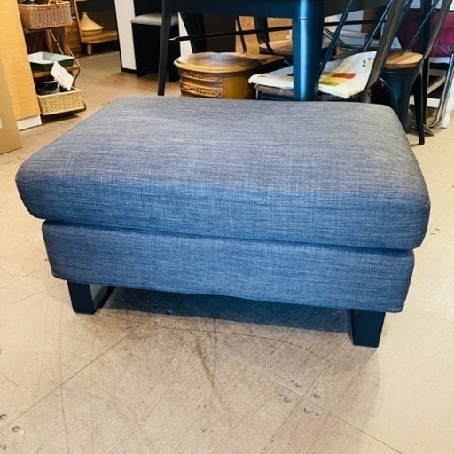 《売約済》【6万円】ARMONIA アルモニア　オットマン　k-081 ソファ　フットレスト　ファブリック　高級　ハイクラス　モダン　検　スツール　イス　チェア