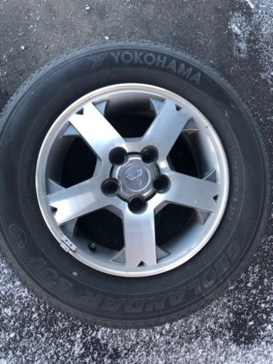 175/80 R15 ラジアルタイヤ　パジェロミニ純正ホイールセット