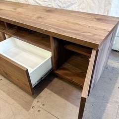 【4.3万円】バロッカ　BROCCA  テレビ台 テレビボード ローボード 完成品 180 177.6 tv台 tvボード おしゃれ リビング 収納 幅180 白 ホワイト 黒 ウォールナット ブラウン ナチュラル 国産 日本製 大川家具 49V 型 新生活 日本製 ・完成品 テレビ台 テレビボード 幅177.6cm 国産 日本製 完成品 収納 国産 ロータイプTV台 draobvtの画像