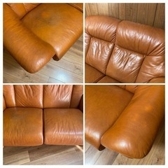 最終価格】葉山ガーデン葉山家具本革ソファリクライニング可 (monkey 