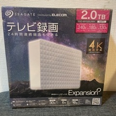 外付けハードディスク。テレビ録画・PCデータ保存