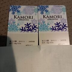 テイネスキー場リフト券大人１日券２枚