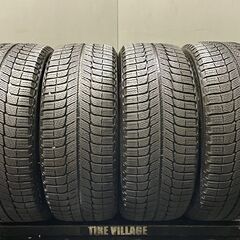 MICHELIN X-ICE 3+ 225/55R17 17インチ スタッドレス 4本 19年製 バリ溝 フォレスター アテンザワゴン等　(VTO836)