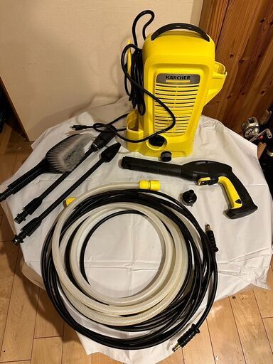 ★ほぼ未使用★ KARCHER ケルヒャー　K2Kユニバーサルエディション＋自吸・水道兼用ホースセット 匿名配送