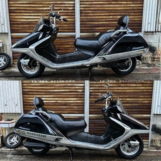 フュージョンX 実働！セル1発！寒気応援SALE!! バッテリー新品！シート新品張替！18607km!!