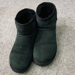 UGG クラッシックミニ ムートンブーツ 25cm グレー 冬コーデに