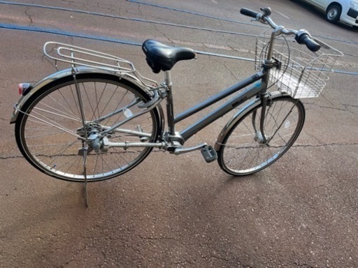 マルイシ自転車　通学用27インチ　シャフトドライブ