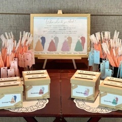 結婚式/色当て/ウェルカムスペース
