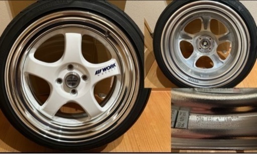 【希少！】【美品！】WORK マイスターS1R 17インチ 7J+40 7.5J+38 pcd100 4穴 4H アドバンフレバ 19