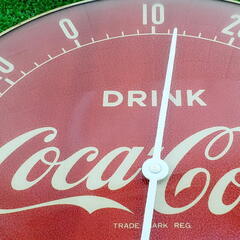 Coca-Cola/コカ・コーラ 当時物 壁掛け 温度計 アンティーク 喫茶店 コレ見て！antique】 Coca-Cola/コカ・コーラ 当時物 壁掛け